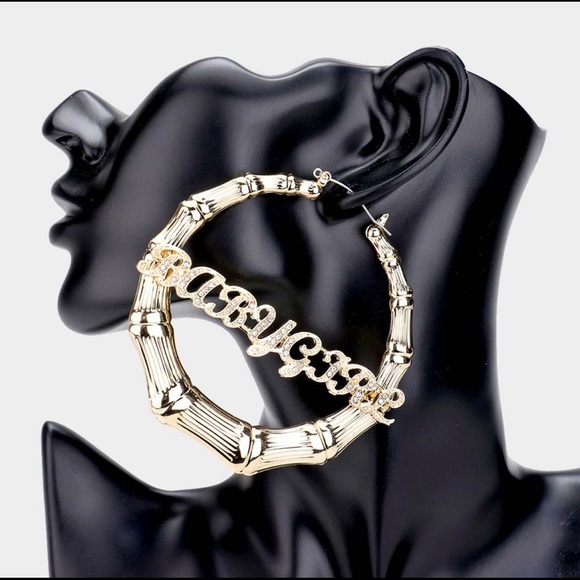 Baby girl Bamboo Earrings - Picture 1 of 1